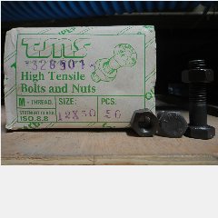 Baut GR 8.8 Metrik TMS M12 x 50mm (50)