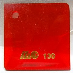 Acrylic 122 x 244 3mm 130 Merah