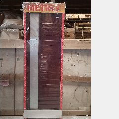 Pintu AL Kaca 1/4 M16 Wajik Coklat Kiri