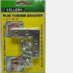 Flat Corner Bracket 2″ SELLERY 19-508 4bh