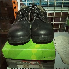 Sepatu STEEL HORSE 9138 Hitam No.43