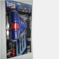 9pcs EL Flat Hex Key Set w/ Handle TOHO p229