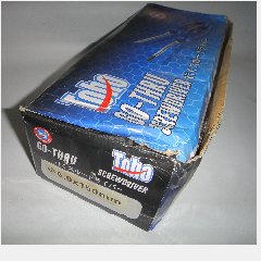 Go-Thru Screw. TOHO 6x150mm (-) p112 @12pcs