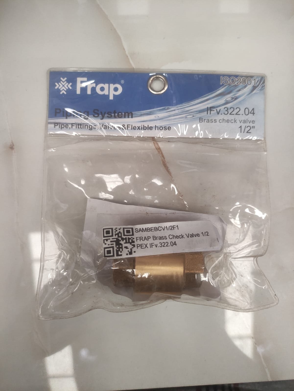 FRAP IFv.322.04 Brass Check Valve 1/2″ (126)