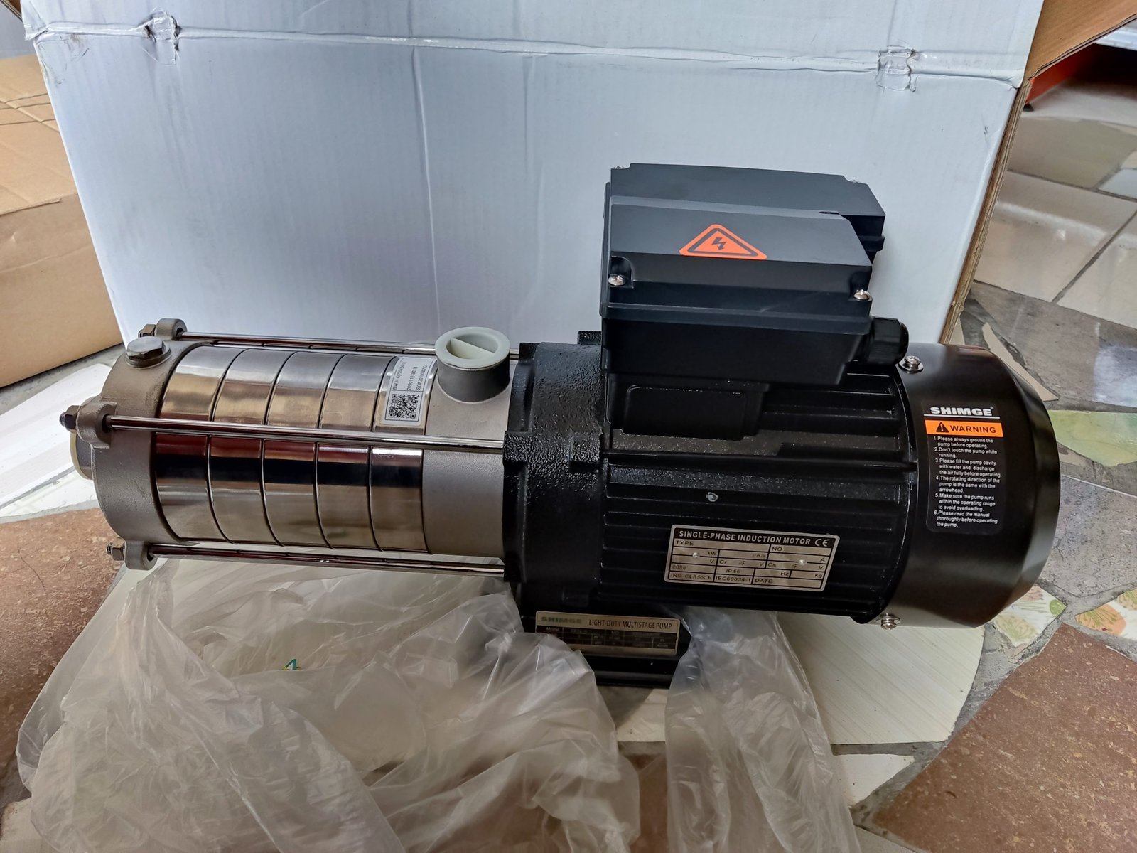 Pompa Horizontal Centrifugal SS YORK BWJ 4-6