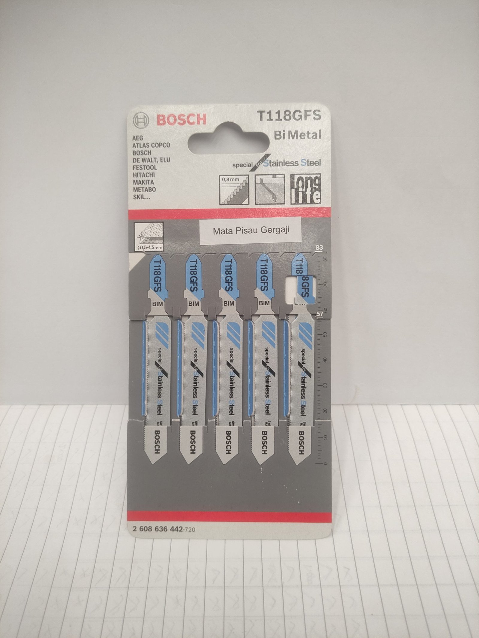 Jigsaw BOSCH T 118 GFS Basic Inox SS (5)