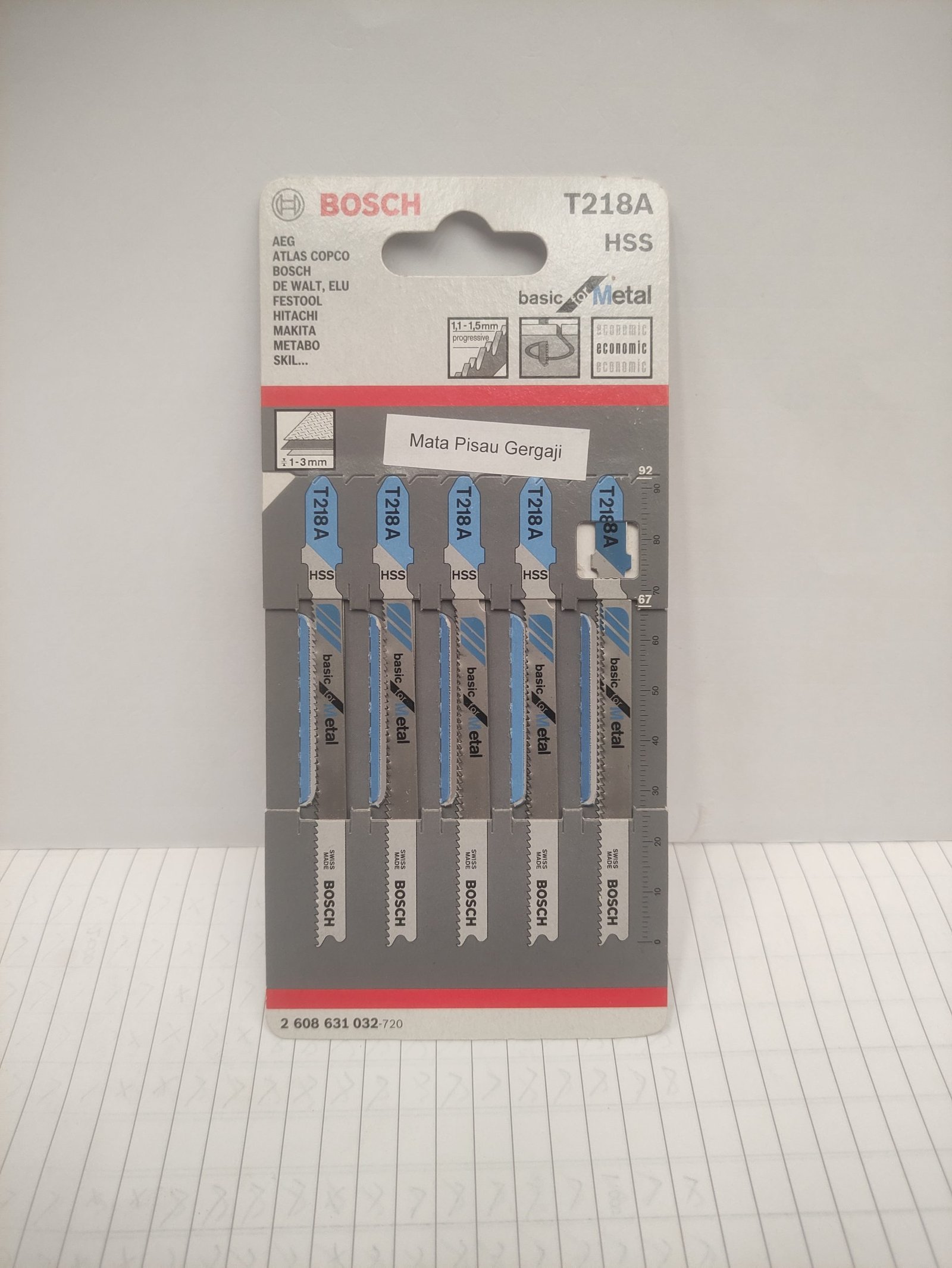 Jigsaw BOSCH T 218 A Basic for Metal (5)