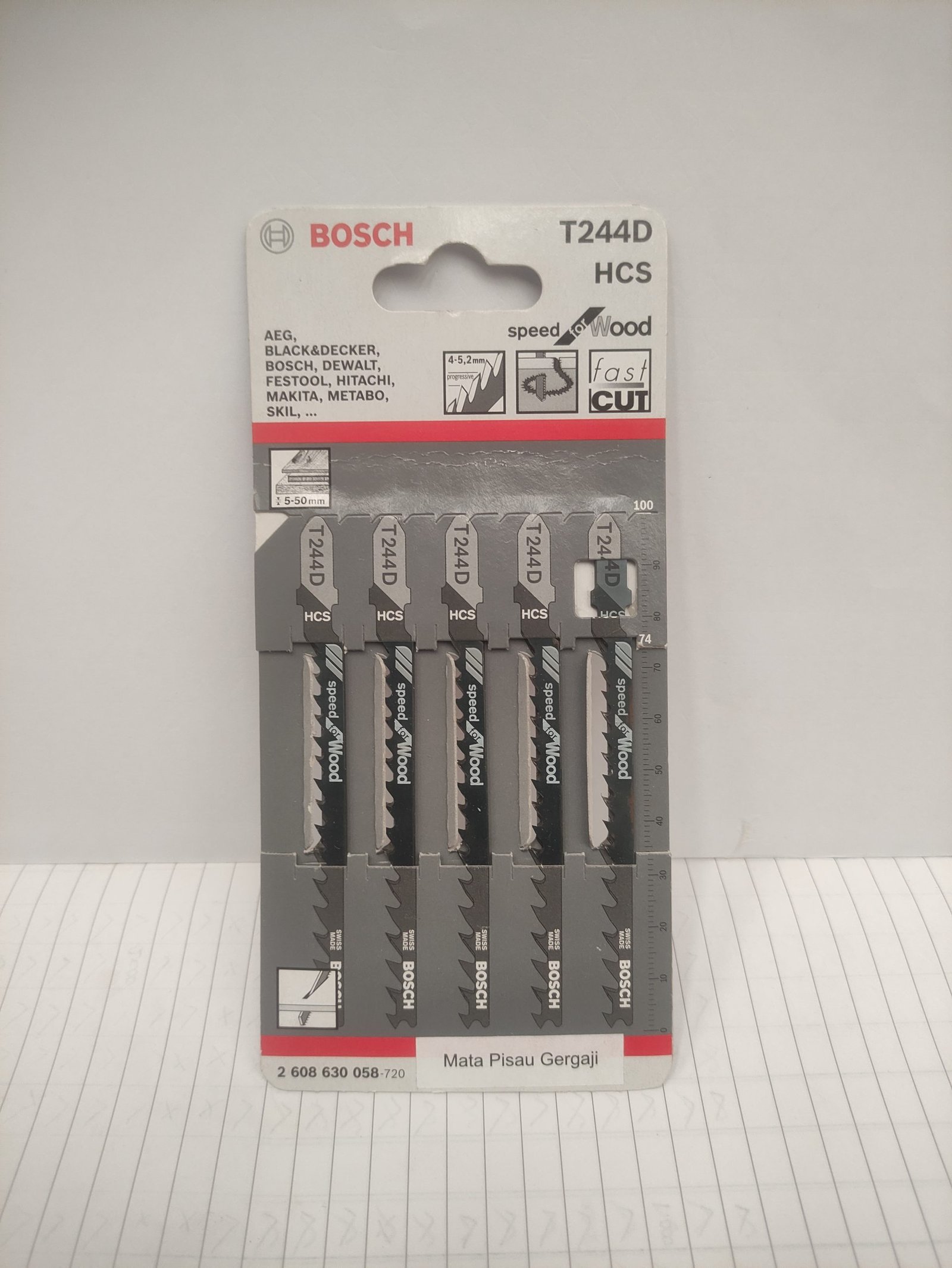 Jigsaw BOSCH T 244 D Speed for Wood (5)