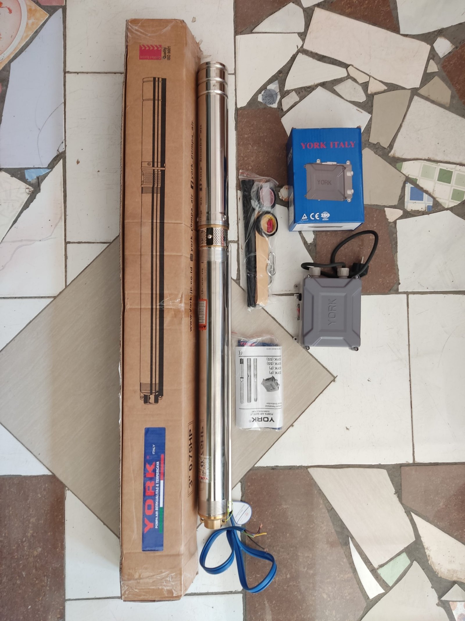 Submersible YORK 3″ SYK 2.5-16 P +50m(0.75HP