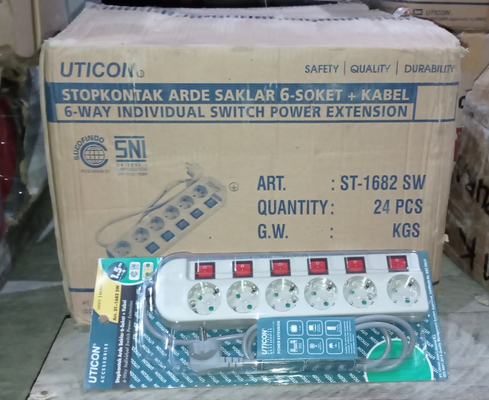 Terminal Saklar UTICON 6 Lbg ST-1682 SW