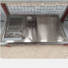 Wasbak 1 Lbg ESPANO 6845 Chrome