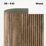 AICA Panel Dekoratif H.Round OR-543 Wood