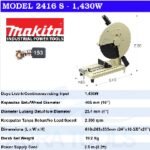 Portable Cut off MAKITA 2416 S