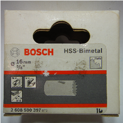 Bi-Metal Hole Saws BOSCH 16mm 5/8″