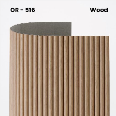 AICA Panel Dekoratif H.Round OR-516 Wood