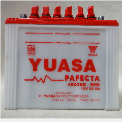 YUASA Battery / Aki N-50 kosong