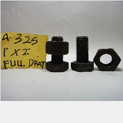 Baut + Mur TMS A325 Full Drat 1″x2″ @75bh