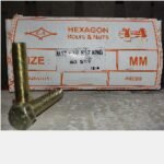 Baut + Mur Galv PATTA M12 x 50mm Kuning