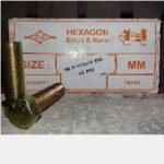 Baut + Mur Galv PATTA M16 x 50mm Kuning