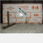 Baut + Mur Galv PATTA M6 x 50mm Kuning