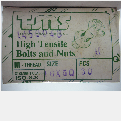Baut GR 8.8 Metrik TMS M16 x 50mm (30)