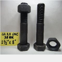 Baut GR 8.8 UNC TMS 38mm 1-1/2″ x 8″ @20btg