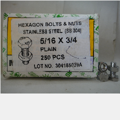 Baut SS A270 TMS 5/16 x 3/4″