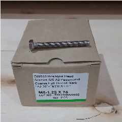 Baut SS A270 TMS M08 x 75mm