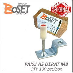 Paku BOSET Pin As Drat M8 / Hanger @100pcs