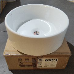 FRAP FX106 Wastafel Keramik 410x410x165mm