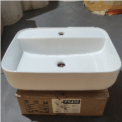 FRAP FX405 Wastafel Keramik 500x400x135mm