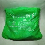 Jas Hujan Set PINGUIN Hijau/Coklat Tipis