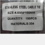Kabel Ties SS LINDER 4.6 x 150