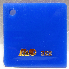 Acrylic 122 x 244 3mm 322 Biru