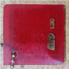 Acrylic 122 x 244 5mm 130 Merah