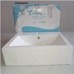 Wastafel TRILLIUN Citrine Putih BODY ONLY