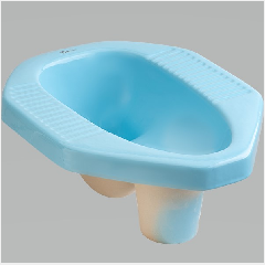 Kloset Jongkok Lurus Caribbean Biru