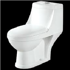 Kloset Duduk TRILLIUN Opal White set