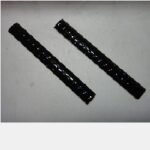 Kuku Keramik Ulir 20cm Hitam (290)