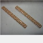 Kuku Keramik Ulir 20cm VERSACE M.Brown (290)