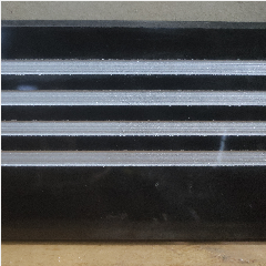 Lis Granit 10x60 Black Stepnosing Silver (24