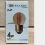 Lampu Led Filament VDR G45 4w Kuning