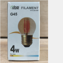 Lampu Led Filament VDR G45 4w Kuning