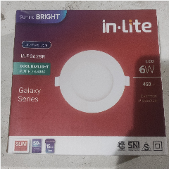 Lampu Led Bulat IB IN-LITE INPS628R 6w Putih