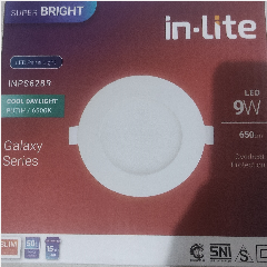 Lampu Led Bulat IB IN-LITE INPS628R 9w Putih