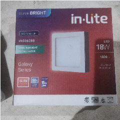 Lampu Led Kotak OB IN-LITE INSS628S 18w Pth