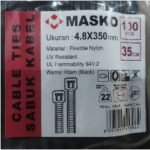 MASKO Kabel Ties 350 x 4.8 Hitam @100pcs