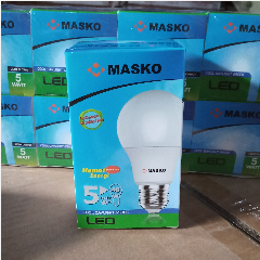MASKO Lampu Led A60 E27 5w Putih