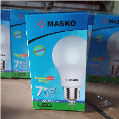 MASKO Lampu Led A60 E27 7w Putih