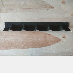 ONDULINE Apron Piece Onduvilla 102x14cm Blac